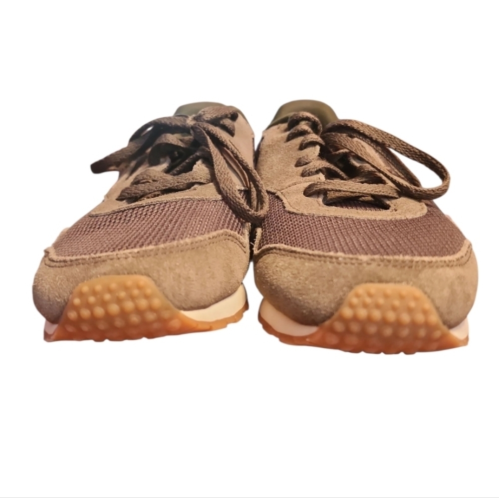 Reebok Ultra SL Women Olive Green Sneaker Suede Mesh Retro Running Shoe Size 7.5 - Picture 5 of 7